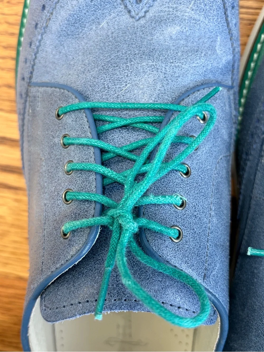 Cole Haan Air Franklin Smoke Suede Wingtip Oxford NikeAir Technology (13)